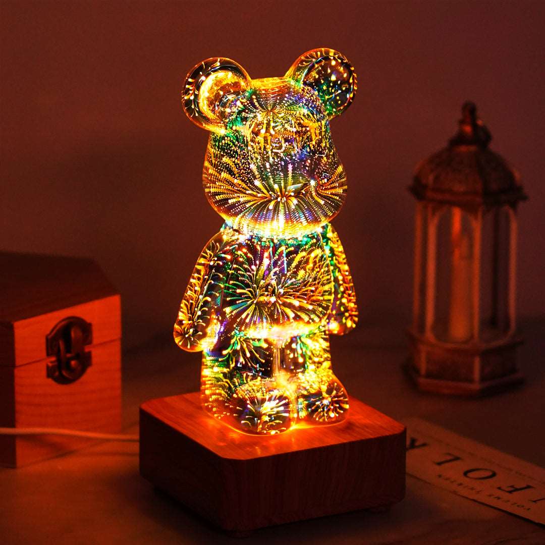 GlowingBear™ - Feuerwerk Lampe 3D