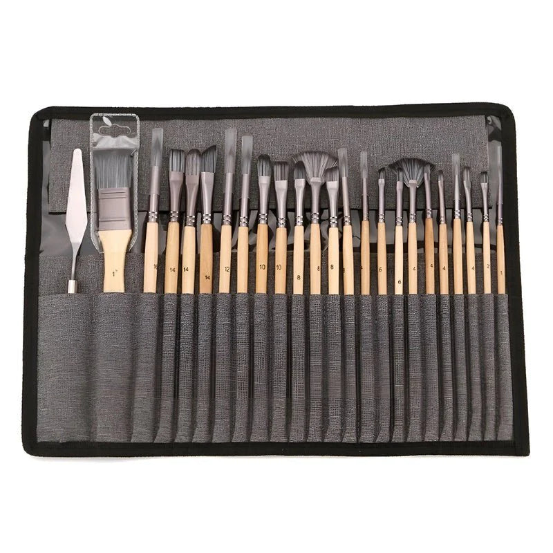 MasterPaint™ - 23pcs Professionelle Künstlerpinsel