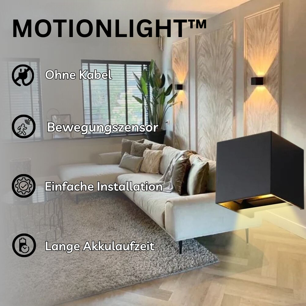 MotionLight™ - Die kabellose und luxuriöse Wandlampe! [Letzter Tag 50% Rabatt]