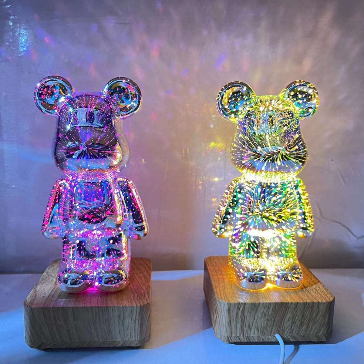 GlowingBear™ - Feuerwerk Lampe 3D