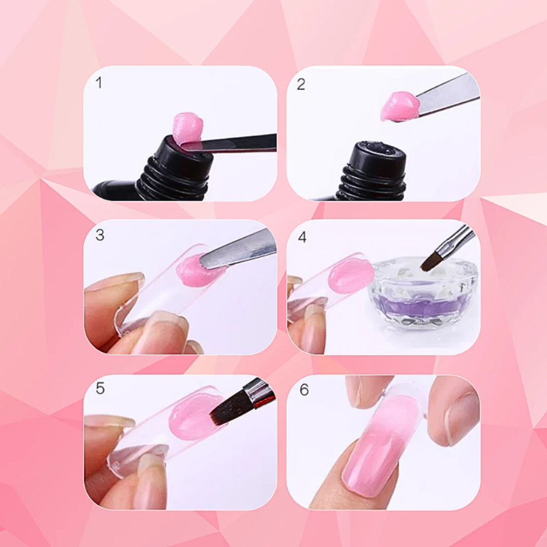 Gelana™ - DIY Professionelle Polygel-Nagelset