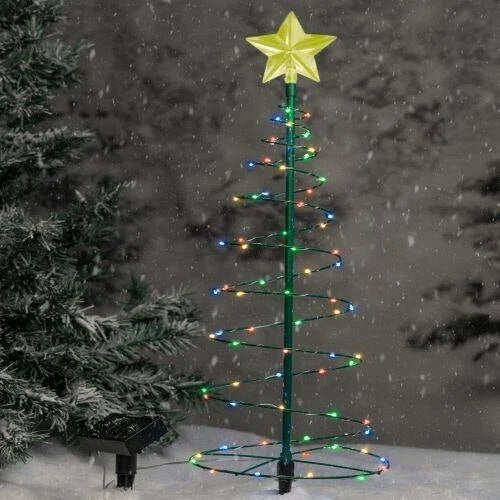 1+1 GRATIS | XTree™ - Solar LED Metall Weihnachtsbaum mit Lichterkette