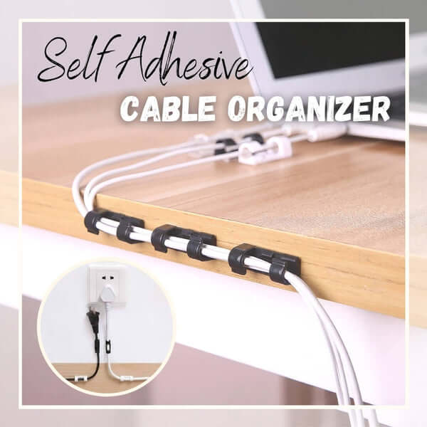 20+20 Gratis | EasyClip™ Selbstklebender Kabel-Organisator