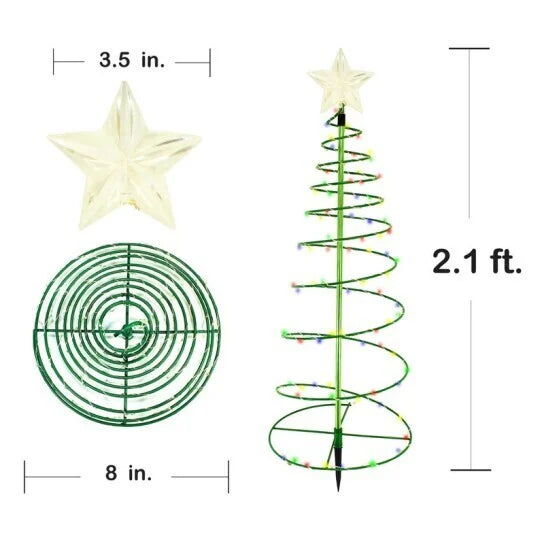 1+1 GRATIS | XTree™ - Solar LED Metall Weihnachtsbaum mit Lichterkette