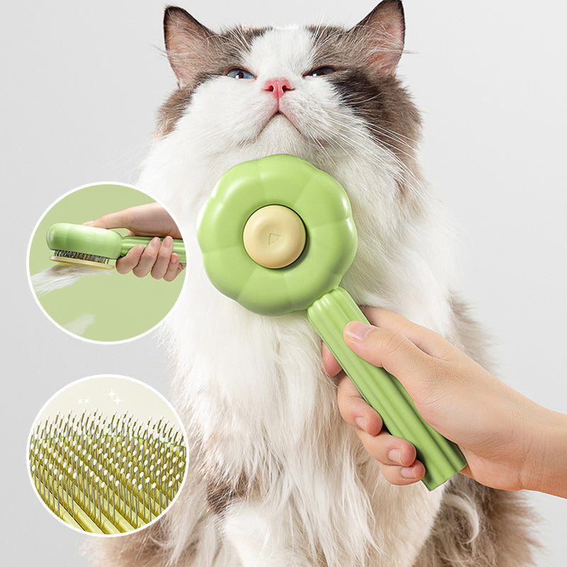 50% Rabatt | PetBrush™ - Selbstreinigender Nadelkamm für Sanfte Haustierpflege und Glänzendes Fell!